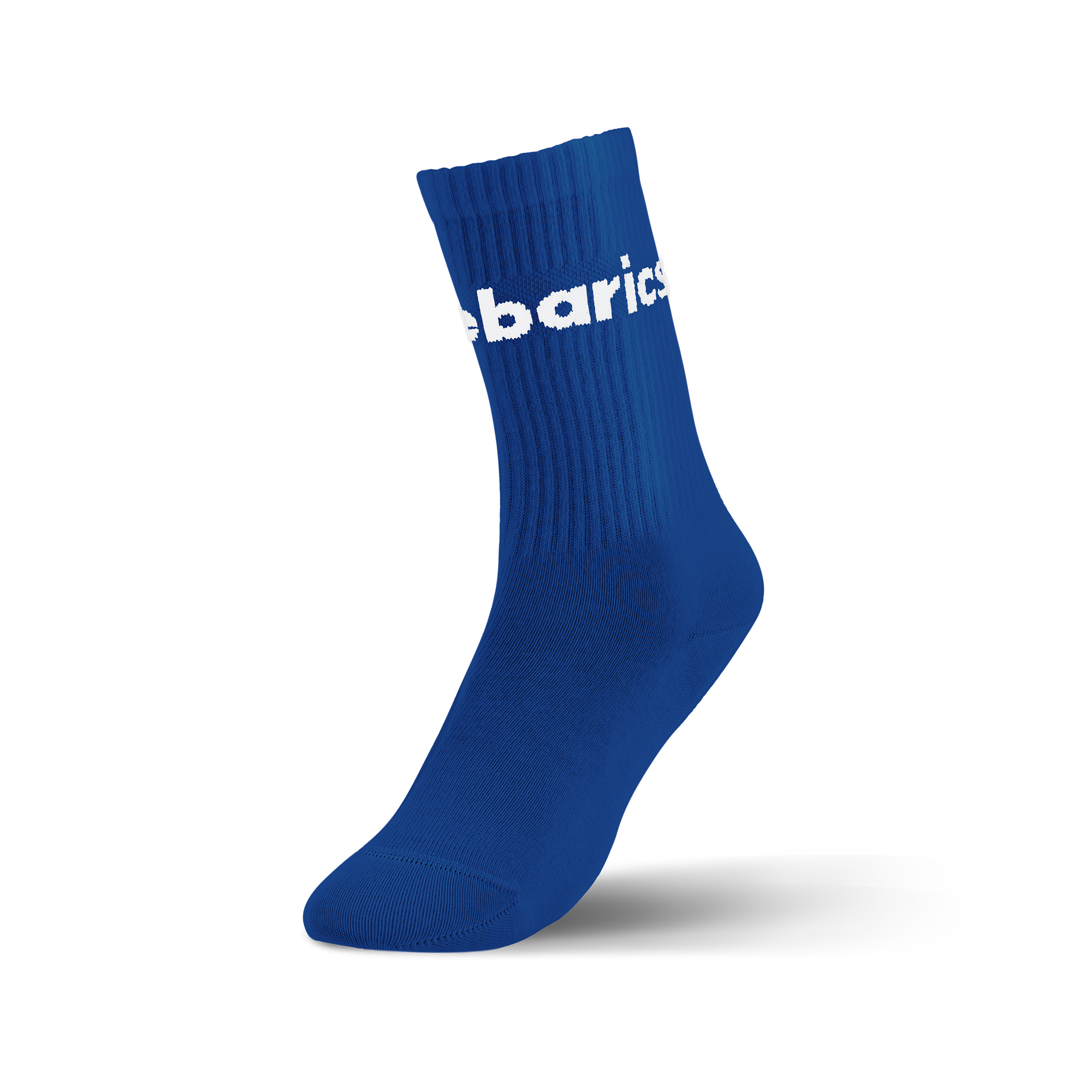 Barebarics - Skarpety Barefoot - Crew - Cobalt Blue - Big logo